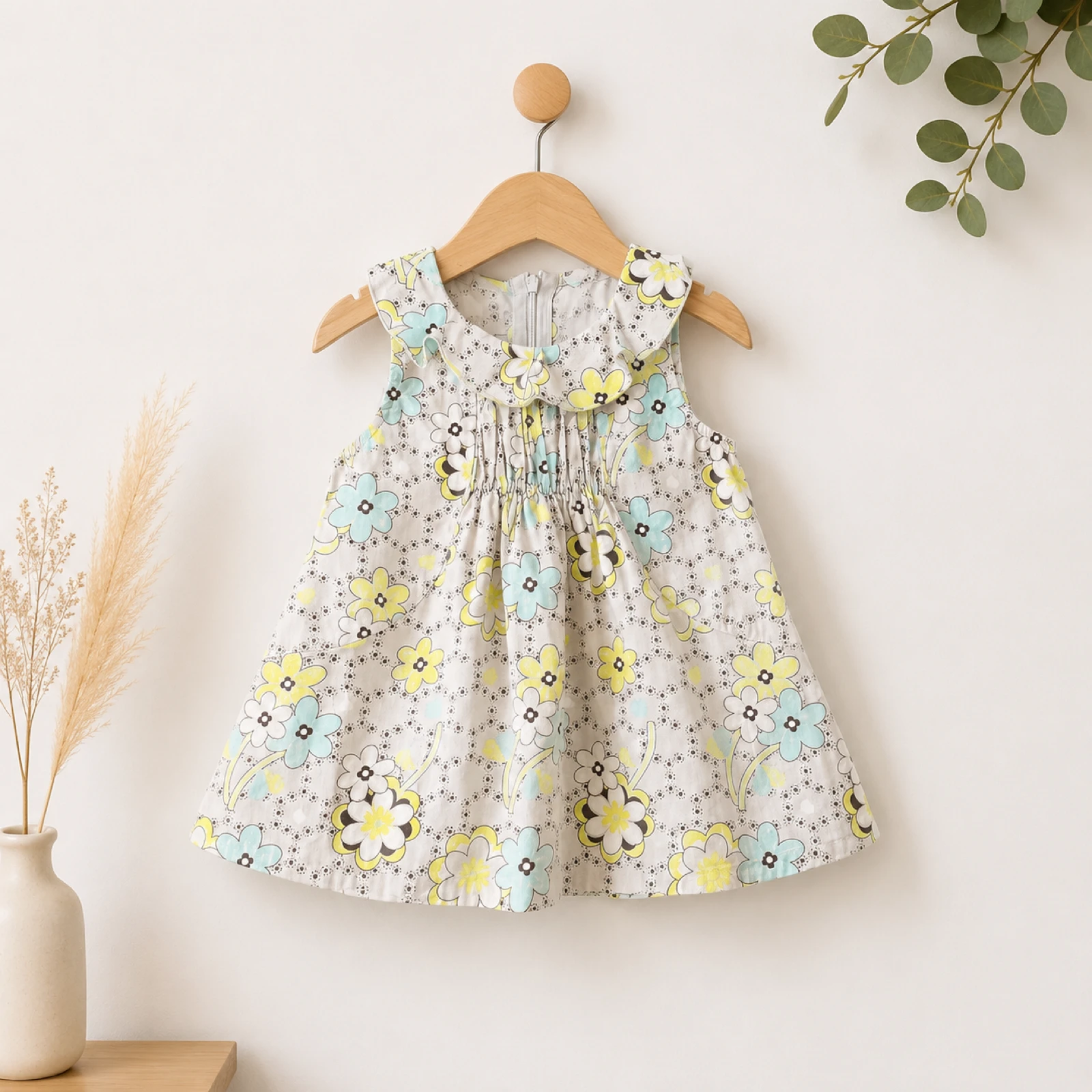 Robe été fermeture zipper 
